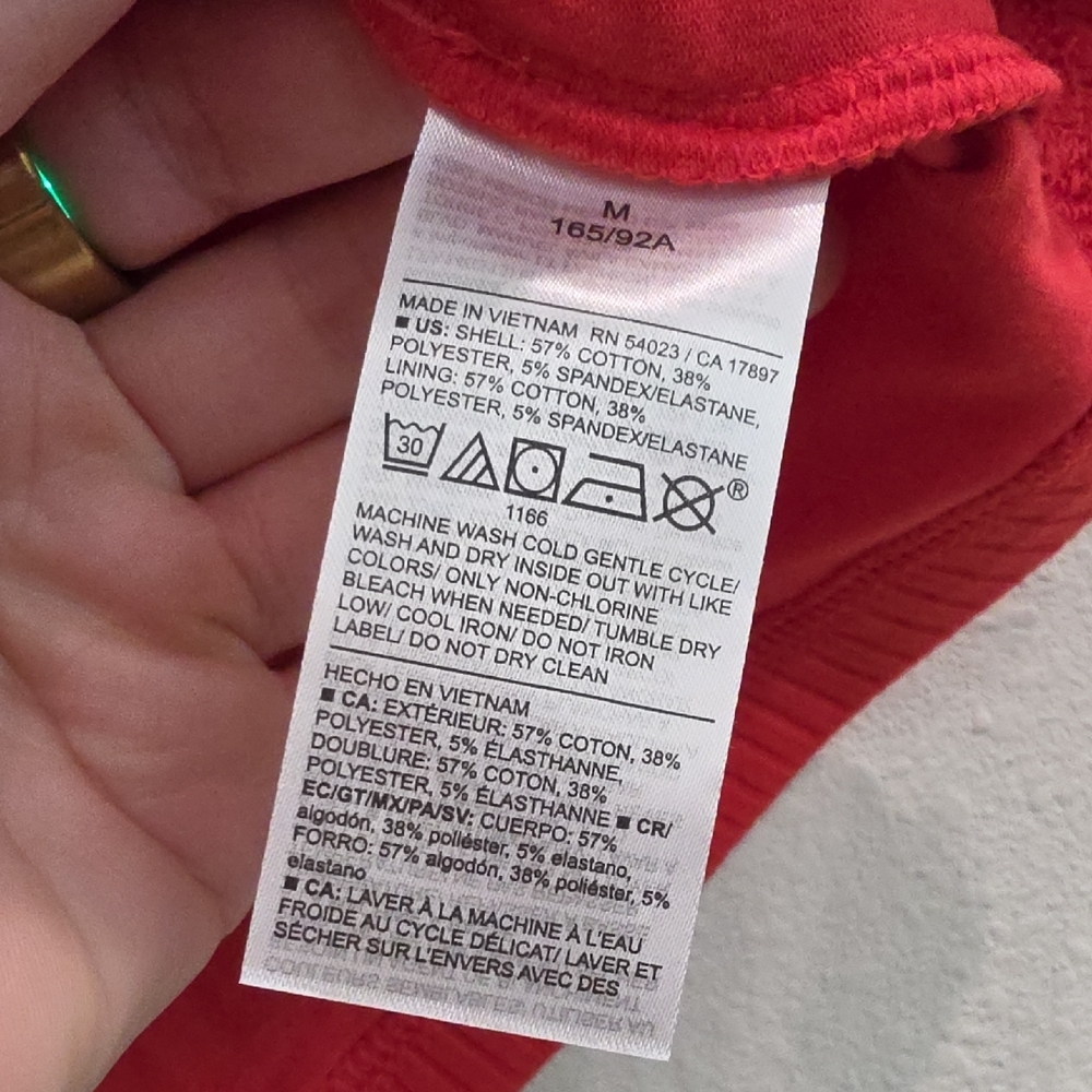 Old Navy Red Ribbed Strapless Camisole Tube Top - Picture 4 of 7
